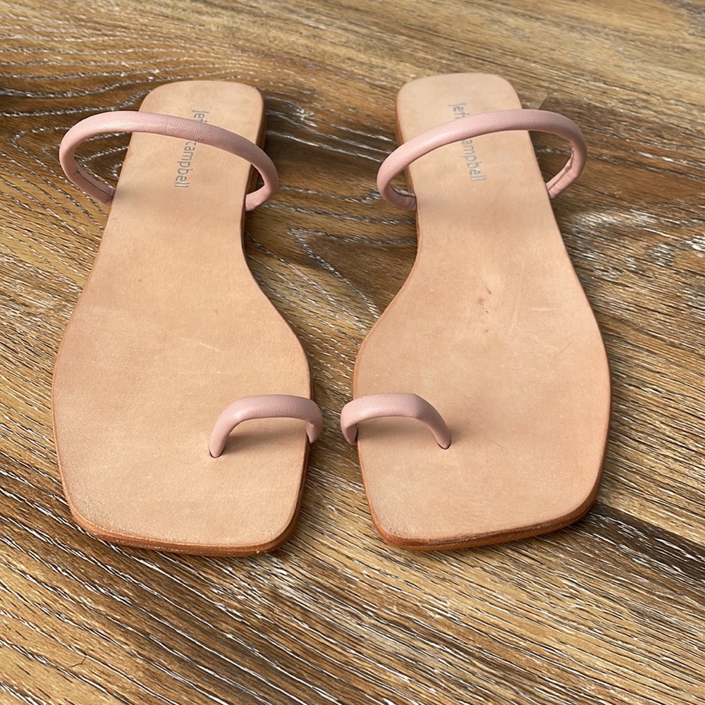 Jeffrey Campbell Darby Toe Loop Square Toe Sandal - image 2